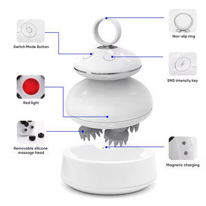 Phenitech 2024 mới điện da đầu <span class=keywords><strong>massager</strong></span> với ánh sáng dẫn, không thấm nước đầu scratcher <span class=keywords><strong>Massager</strong></span> nhào đầu <span class=keywords><strong>Massager</strong></span> - Product Image 4