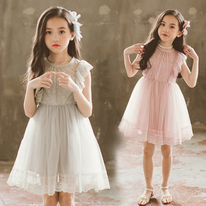 Vêtements pour enfants en gros, robes de princesse pour filles coréennes, robes de fête pour enfants, provenant de sites de shopping en ligne - Product Image 4