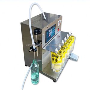New Electric 500BPH Semi-Automatic Liquid Filling <b>Machine</b> 100ml 300ml 500ml Spout Pouch Doypack <b>Oil</b> Beverage - Product Image 6