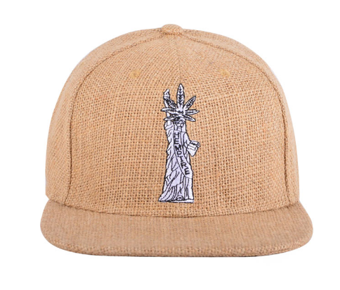 Weed Cap 3D Embroidery Snapback Hats Unisex