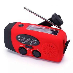 Radio solaire d'urgence 2000mAh <span class=keywords><strong>dynamo</strong></span> solaire à manivelle Radio météo portable avec lampe de lecture de banque d'alimentation AM/FM/NOAA - Product Image 2
