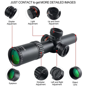 Mira Óptica LPVO con Zoom Variable 1.2-6x24IR, Tubo de 30 mm, Retícula Iluminada, con Montura de Liberación Rápida de 20 mm, OEM/ODM Disponible - Product Image 2