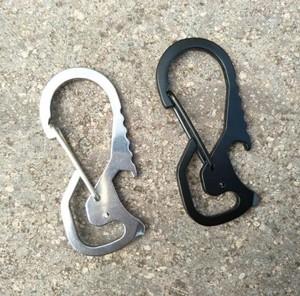 Tùy chỉnh giá rẻ nhôm D hình móc mousqueton Mini Nhôm Carabiner Keychain Clip túi nhỏ xoay <span class=keywords><strong>Snap</strong></span> móc kim loại nhẫn - Product Image 4