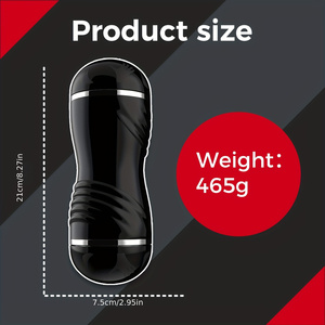 Masturbador masculino de cabeça dupla, vagina artificial, garganta profunda, masturbador para homens, bichano, brinquedos sexuais