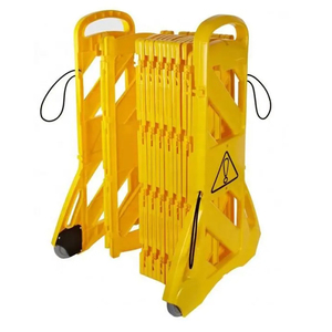 Barriera telescopica riflettente ad alta intensità in plastica gialla per la sicurezza stradale con cintura retrattile per il controllo della sicurezza stradale Mobile - Product Image 6