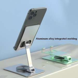 Soporte Ergonómico Portátil de Aleación de Aluminio para iPad, Altura Ajustable, Rotación de 360 Grados, Base Giratoria, Diseño Flexible para Escritorio - Product Image 4