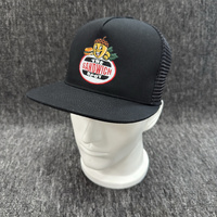 Gorra Trucker YP 6006 Estilo Y2K de 5 Paneles, Moda Hip Hop, Transpirable, Malla Negra, Logotipo Bordado Personalizado, Venta al Por Mayor