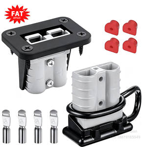 Déconnexion rapide étanche 50 A avec panneau de montage Connecteur de câble de raccordement de calibre 6-8 pour treuil de voiture et remorque - Product Image 1