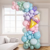 Kit d'arche de ballon-Forme de flexion libre, support de colonne de ballon suspendu indépendant pour les fêtes