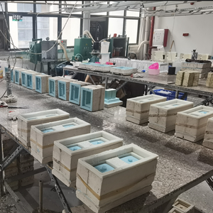 Bộ đồ dùng nhà tắm bằng đá nhân tạo 5 món thiết kế tùy chỉnh, màu đen trắng, khay nhựa resin, tính năng độc đáo cho phòng tắm - Product Image 5