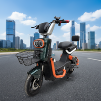 Vélo Électrique 500W à Moteur en Cuivre Pur, Frein à Disque Avant, Phare LED, Double Alarme à Distance pour Adulte - Offre Spéciale