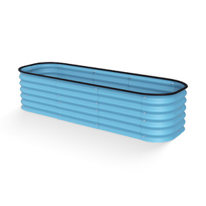 Bac de plantation en métal 30 cm, jardinière pour légumes, conteneur de culture extérieur pour jardin - Product Image 1