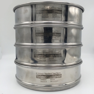 Laboratory Vibrating Plain Woven Stainless Steel Wire <b>Mesh</b> <b>Screen</b> Test Sieve Analysis Equipment - Product Image 4