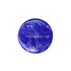 Tùy Chỉnh Đá Cẩm Thạch Màu <span class=keywords><strong>Backgammon</strong></span> Chip 35Mm 38Mm 40Mm 44.5Mm Bóng Epoxy Nhựa Checker Miếng - Product Image 5