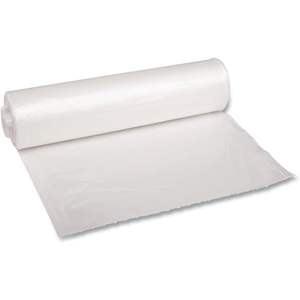 Boardwalk X6639DCKR01 33 Pulgadas X 39 Pulgadas 1.4 Mil 33 Galones Revestimientos de Polietileno de Baja Densidad Reciclado para Latas, Plástico Transparente (100/Caja) - Product Image 2