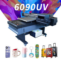 Impresora UV de Cama Plana Epson I3200 de 3 Cabezales 6090 con Tecnología de Puntos Variables para un Gradiente Suave y Colores Vívidos