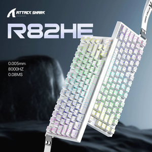 Teclado Mecánico de Eje Magnético Attack Shark R82HE con Cable RGB para Gaming RT de Pulsación Ajustable y Baja Latencia - Product Image 2