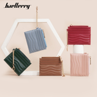 Dompet Pendek Wanita Baru dari PU dengan Desain Quilted, Multi-Kartu, Tempat Koin, dan Penjepit Uang Mini dengan Lapisan Poliester Tahan Air.