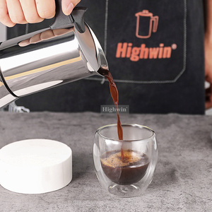 <span class=keywords><strong>Cafetera</strong></span> <span class=keywords><strong>Italiana</strong></span> Moderna de <span class=keywords><strong>Acero</strong></span> <span class=keywords><strong>Inoxidable</strong></span> para Espresso, 2/<span class=keywords><strong>4</strong></span>/6/10 <span class=keywords><strong>Tazas</strong></span>, <span class=keywords><strong>Cafetera</strong></span> Moka para Estufa, Venta al por Mayor HIGHWIN - Product Image 3