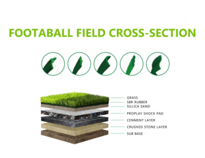 <span class=keywords><strong>Césped</strong></span> Artificial para Fútbol OEM para Distribuidores, <span class=keywords><strong>Césped</strong></span> <span class=keywords><strong>Sintético</strong></span> para Fútbol al Aire Libre para Campos de <span class=keywords><strong>5</strong></span> y 11 Jugadores - Product Image 3
