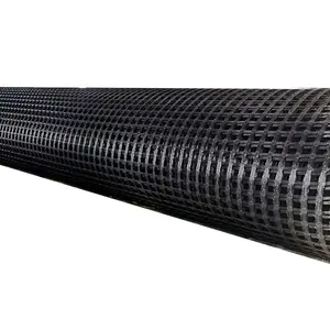 PET PP HDPE Biaxial Uniaxial Geogrid 100kn For Road Reinforcement