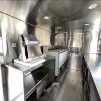 Remorque alimentaire personnalisée pour les États-Unis et l'Australie, remorque de restauration rapide, chariot de restauration rapide, café, hot-dogs, hamburgers, crème glacée, machine à jus
