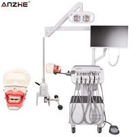 Unidad Dental Portátil con Cabeza de Simulación para Anestesia, Sistema de Entrenamiento Dental para Educación en Anestesia Local en Escuelas de Odontología