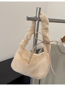 Nouvelle Tendance 2026 : Sac à Bandoulière en Cuir PU pour Femme, Hiver-Automne, avec Sangle Élastique et Doublure Peluche, Sac Croisé Doux et Populaire - Product Image 2