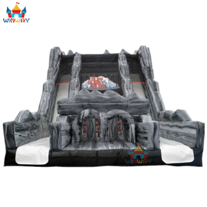 Parcours d'obstacles gonflable commercial WINWAY à thème fantôme d'Halloween en PVC - avec toboggan, mur d'escalade, zone de rebond pour 20 personnes - Product Image 6