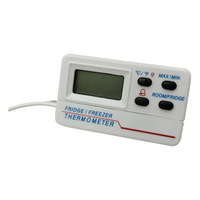 Thermomètre pour réfrigérateur avec alarme haute/basse fonction d'enregistrement Min Max.