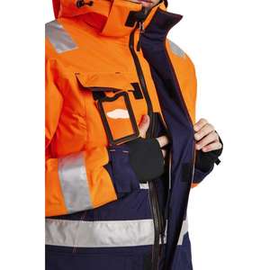 BLAKLADER-Parka de invierno para mujer de 447219875389S Hi-vis Naranja/Azul marino-EAN 7330509616185 ROPA DE TRABAJO DE LA HI-VIS - Product Image 4