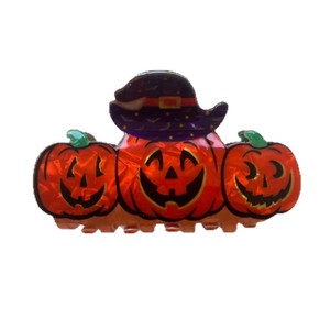 Liwu's New Halloween Pinces à cheveux <span class=keywords><strong>Jack</strong></span>'s Pumpkin Holiday Headwear Griffe <span class=keywords><strong>de</strong></span> cheveux en acrylique pour un usage quotidien - Product Image 3