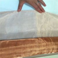 Tissu en fil de cuivre tissé sur mesure, mailles personnalisées, vente en gros, feuille de tamis flexible en cuivre et laiton