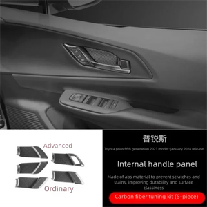 Adecuado para Toyota <span class=keywords><strong>PRIUS</strong></span> Serie 60 2023, Decoración de Marco de Manija Interior Modificada, Adhesivo ABS para el Marco Interior de la Puerta - Product Image 3