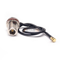 Câble RF N mâle coudé vers SMA mâle, assemblage coaxial RG58, 50 Ohm, étanche IP65, extension d'antenne 6 GHz