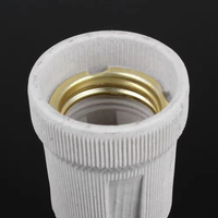 Style à vis E27 support de lampe en céramique nouvelle Version métal plastique cuivre porcelaine éclairage Base douille Extension douille douille