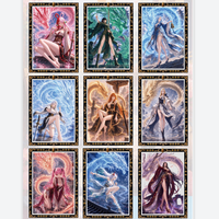 Cartes à collectionner d'anime Qiqi Creation, estampage à chaud, diamant, TSR, platine, ZR, en papier, pour jeu