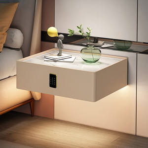 <span class=keywords><strong>Table</strong></span> <span class=keywords><strong>de</strong></span> <span class=keywords><strong>chevet</strong></span> suspendue intelligente avec lumière à capteur, <span class=keywords><strong>table</strong></span> <span class=keywords><strong>de</strong></span> <span class=keywords><strong>chevet</strong></span> murale moderne multifonctionnelle pour chambre à coucher - Product Image 2