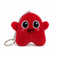 Porte-clés Mascotte en Peluche Personnalisé avec Logo, Forme Humaine de Dessin Animé, Jouet Cadeau