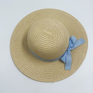 Phụ nữ của Casual sọc Sun hat với thêu tay giấy cỏ thời trang cho du lịch ngoài trời - Product Image 4