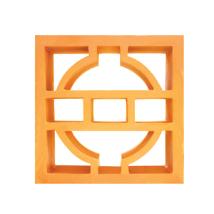 Azulejo de arcilla de pantalla de moneda de estilo tradicional del fabricante de Vietnam servicio personalizado para decoración de oficina de café ladrillos sinterizados - Product Image 1