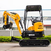 Miniexcavadora hidráulica de alta gama, excavadora de orugas, máquina excavadora agrícola china en venta
