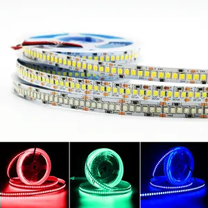 Wholesale 3000/4000/6000k Led Strip Light 5M/Roll 8MM Pcb Light Strip 120/180/240leds 12V 24v Smd 2835 Led Strip Light