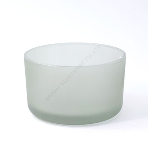 Luxury 3 Wick Wholesale Curved Bottom Custom Logo <strong>Candle</strong> Vessels Glass <strong>Pink</strong> Frosted <strong>Candle</strong> Jars with Lids for <strong>Candle</strong> Making - Product Image 5
