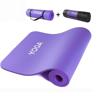 Tapetes de Yoga Personalizados de Alta Calidad con Logotipo, Tapete de Ejercicio Grueso Antideslizante de Espuma NBR para Pilates, Entrenamiento en Casa, Gimnasio, con Correa - Product Image 2