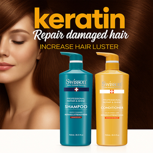 Champú <span class=keywords><strong>de</strong></span> Queratina Suave y Brillante OEM, Champú Natural Vegano Hidratante para el Cuidado Profesional del Cabello <span class=keywords><strong>de</strong></span> un Fabricante Certificado por ISO - Product Image 1