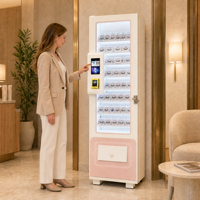 Distributeur automatique BESTZONE intelligent à haute capacité, en acier galvanisé, conforme ADA, 4G LTE, avec SDK multi-paiements et IA