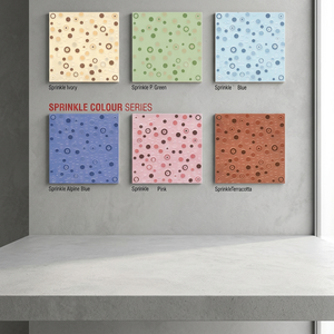 Baldosas de cerámica con diseño de punzón en relieve Digital esmaltado brillante 300x300 400x400 40x40 30x30 12x12 16x16 para baño 5mm - Product Image 1