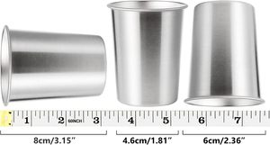 Verres à shot en acier inoxydable, réutilisables et incassables, pour bar, maison, restaurant et voyage - Vente en gros - Product Image 4