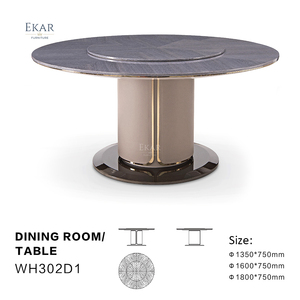 Modern Luxury Furniture <strong>Kitchen</strong> Table <strong>Set</strong> 4 Chairs Top Round <strong>Corner</strong> Stainless Steel Marble <strong>Dining</strong> Table <strong>Set</strong> - Product Image 4